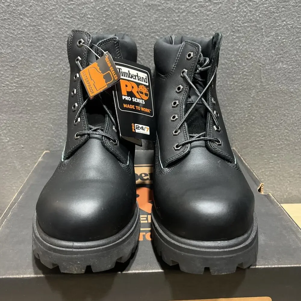 Timberland PRO 6IN Direct Attach Steel Toe EH WP/Insulated Work Boot Men Sz 12M